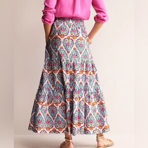 Boden Multicolor Maxi Skirt